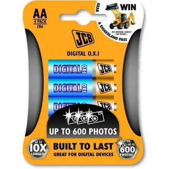 JCB OXI DIGITAL alkalna baterija LR06, blister 4 kosi