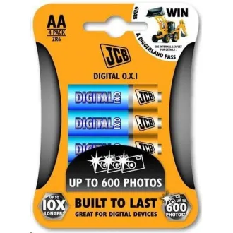 JCB OXI DIGITAL alkalna baterija LR06, blister 4 kosi