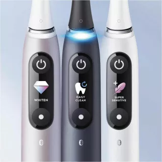 Oral-B iO Series 9 Duo Black Onyx & Rose Quartz komplet električne zobne ščetke, magnetna, 7 načinov, AI Oral-B iO Series 9 Duo Black Onyx & Rose Quartz komplet električne zobne ščetke, magnetna, 7 načinov, AI