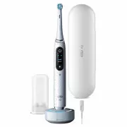 Električna zobna ščetka Oral-B iO10, 7 načinov, časovnik, senzor pritiska, 3D mapiranje in pametne funkcije, bela