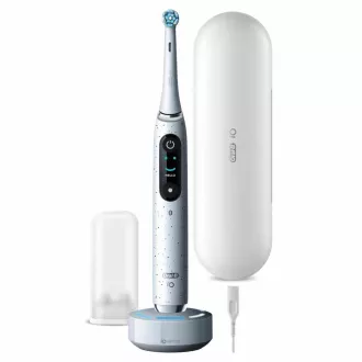 Električna zobna ščetka Oral-B iO10, 7 načinov, časovnik, senzor pritiska, 3D mapiranje in pametne funkcije, bela
