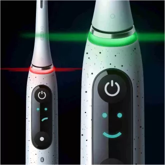 Električna zobna ščetka Oral-B iO10, 7 načinov, časovnik, senzor pritiska, 3D mapiranje in pametne funkcije, bela