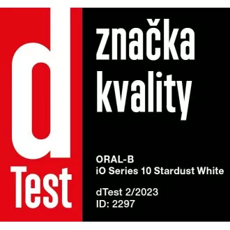Električna zobna ščetka Oral-B iO10, 7 načinov, časovnik, senzor pritiska, 3D mapiranje in pametne funkcije, bela