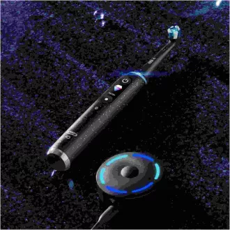 Oral-B iO Series 10 Cosmic Black električna zobna ščetka, magnetna, 7 načinov, umetna inteligenca, časovnik, 3D mapiranje