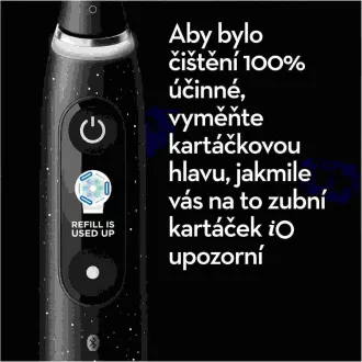 Oral-B iO Series 10 Cosmic Black električna zobna ščetka, magnetna, 7 načinov, umetna inteligenca, časovnik, 3D mapiranje