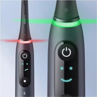 Oral-B iO8 Black Onyx električna zobna ščetka, magnetna, 6 načinov, časovnik, senzor pritiska, etui, črna