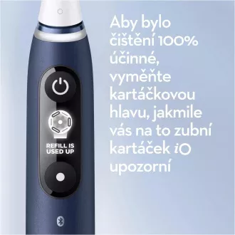Električna zobna ščetka Oral-B iO Series 7 Sapphire, 5 načinov, potovalni kovček, hitra polnilna postaja