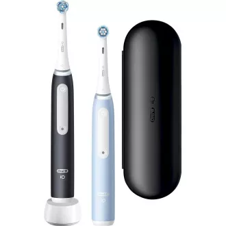Električna zobna ščetka Oral-B iO Series 3 Duo Black & Blue, 3 načini, časovnik, senzor pritiska, etui Električna zobna ščetka Oral-B iO Series 3 Duo Black & Blue, 3 načini, časovnik, senzor pritiska, etui
