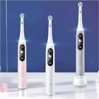 Električna zobna ščetka Oral-B iO Series 6, 5 načinov, časovnik, senzor pritiska, mobilna aplikacija, bela Električna zobna ščetka Oral-B iO Series 6, 5 načinov, časovnik, senzor pritiska, mobilna aplikacija, bela