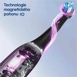 Oral-B iO Series 3 Matt Black električna zobna ščetka, magnetna, 3 načini, senzor pritiska - Razpakirano Oral-B iO Series 3 Matt Black električna zobna ščetka, magnetna, 3 načini, senzor pritiska - Razpakirano