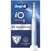 Oral-B iO3 Ice Blue električna zobna ščetka, magnetna, 3 načini, časovnik, senzor pritiska, modra