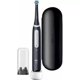 Oral-B iO4 Matt Black električna zobna ščetka, magnetna, časovnik, senzor pritiska, mobilna aplikacija, črna Oral-B iO4 Matt Black električna zobna ščetka, magnetna, časovnik, senzor pritiska, mobilna aplikacija, črna