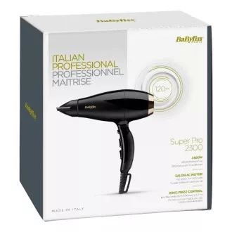 Babyliss 6714E sušilnik za lase, 2300 W, 3 temperature, 2 hitrosti, hladen zrak, črn