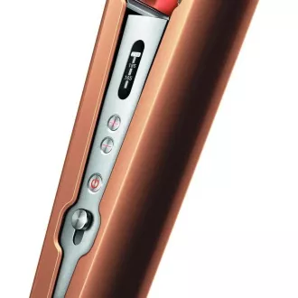 Ravnalnik las Dyson Corrale HS07, 200 W, 3 nastavitve temperature, inteligentni nadzor temperature, zaslon OLED, baker/srebrna