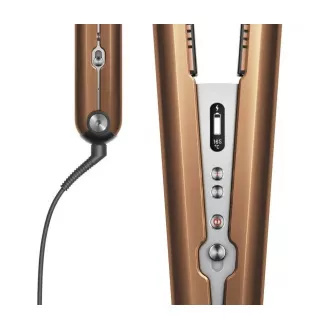 Ravnalnik las Dyson Corrale HS07, 200 W, 3 nastavitve temperature, inteligentni nadzor temperature, zaslon OLED, baker/srebrna