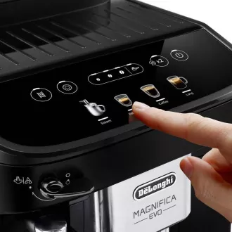 DeLonghi Magnifica Evo ECAM 290.21.B, avtomatski aparat za kavo, vgrajen mlinček, 1450 W, 15 barov, samodejni izklop, črn DeLonghi Magnifica Evo ECAM 290.21.B, avtomatski aparat za kavo, vgrajen mlinček, 1450 W, 15 barov, samodejni izklop, črn
