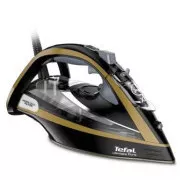 Tefal FV9865E0 Ultimate Pure Steam Iron, 3000 W, samodejni izklop, posipanje, hitra temperatura, črna/zlata