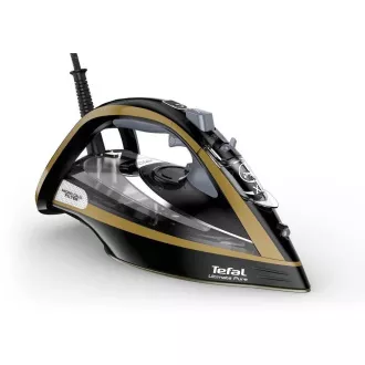Tefal FV9865E0 Ultimate Pure Steam Iron, 3000 W, samodejni izklop, posipanje, hitra temperatura, črna/zlata Tefal FV9865E0 Ultimate Pure Steam Iron, 3000 W, samodejni izklop, posipanje, hitra temperatura, črna/zlata