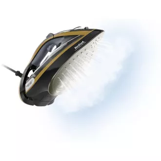 Tefal FV9865E0 Ultimate Pure Steam Iron, 3000 W, samodejni izklop, posipanje, hitra temperatura, črna/zlata Tefal FV9865E0 Ultimate Pure Steam Iron, 3000 W, samodejni izklop, posipanje, hitra temperatura, črna/zlata