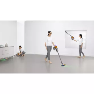 Dyson V12 Detect Slim Absolute 2023, brezžični sesalnik, tehnologija osvetlitve, 3 načini, LCD zaslon