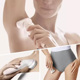 Braun Silk-épil 9 Flex SES 9030 3D epilator, vodoodporen, tehnologija SensoSmart, ergonomski ročaj, bela/zlata Braun Silk-épil 9 Flex SES 9030 3D epilator, vodoodporen, tehnologija SensoSmart, ergonomski ročaj, bela/zlata