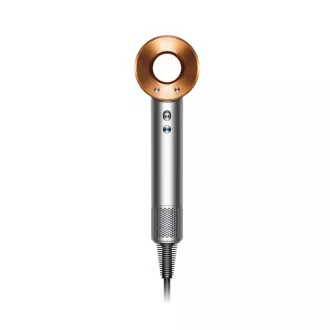 Sušilnik za lase Dyson Supersonic HD07, 1600 W, 3 hitrosti, 4 temperature, hitro segrevanje, srebrn/meden