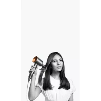 Sušilnik za lase Dyson Supersonic HD07, 1600 W, 3 hitrosti, 4 temperature, hitro segrevanje, srebrn/meden