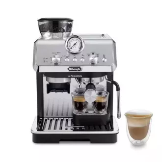 DeLonghi La Specialista Arte vzvodni aparat za kavo, 1400 W, vgrajen mlinček, parna šoba MyLatte