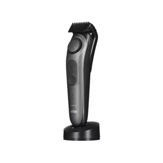 Braun BT7940 Strižnik brade, 0,5-20 mm, polnilni, 4 nastavki   Gillette, siv