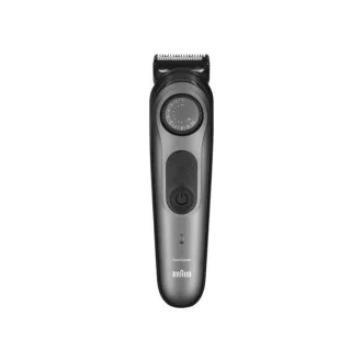 Braun BT7940 Strižnik brade, 0,5-20 mm, polnilni, 4 nastavki   Gillette, siv
