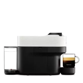 Krups Nespresso XN920110 Vertuo Pop aparat za kavo na kapsule, 1500 W, Wi-Fi. Bluetooth, 4 velikosti kave, bela - Razpakirano