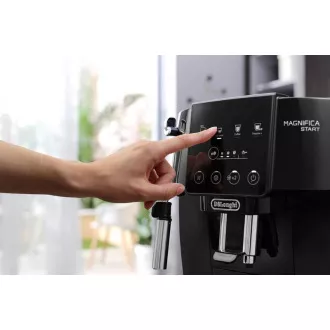 DeLonghi ECAM 220.21.B Magnifica Start avtomatski aparat za kavo, 1450 W, 15 barov, vgrajen mlinček, parna šoba, črn