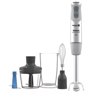 Tefal HB65KD38 QuickChef potopni palični mešalnik, 1000 W, 20 hitrosti, 4 rezila, posoda za mešanje, posoda za sekljanje