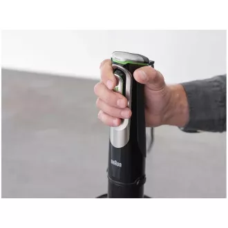 Braun MQ9195XLI palični mešalnik, 1200 W, ActiveBlade, brezstopenjski nadzor hitrosti, SmartSpeed, bogata dodatna oprema