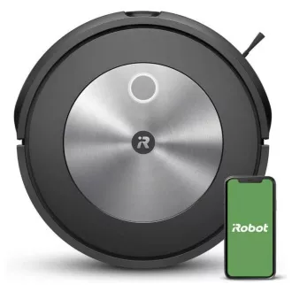 Robotski sesalnik iRobot Roomba Combo j5 z mopom, navigacija vSLAM, filter AeroForce, aplikacija iRobot Home, črna