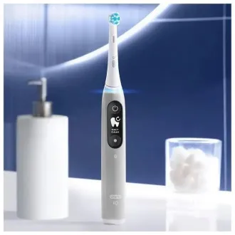 Električna zobna ščetka Oral-B iO Series 6s, časovnik, senzor pritiska, 5 programov, aplikacija Oral-B, siva