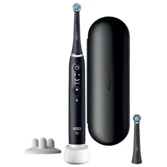 Električna zobna ščetka Oral-B iO Series 6s, časovnik, senzor pritiska, 5 programov, aplikacija Oral-B, črna Električna zobna ščetka Oral-B iO Series 6s, časovnik, senzor pritiska, 5 programov, aplikacija Oral-B, črna