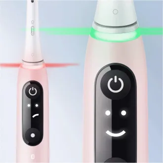 Električna zobna ščetka Oral-B iO Series 6s, časovnik, senzor pritiska, 5 programov, aplikacija Oral-B, roza