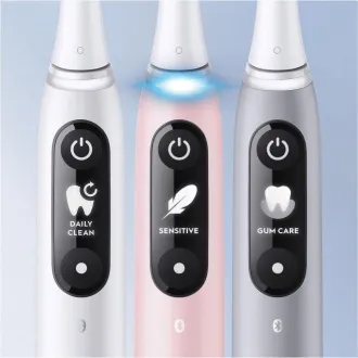 Električna zobna ščetka Oral-B iO Series 6s, časovnik, senzor pritiska, 5 programov, aplikacija Oral-B, roza