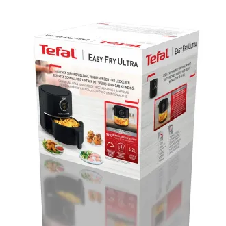 Tefal Ultra Fry EY1118 vročezračni cvrtnik, 4,2 l, 80 do 200 °C, črn