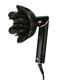 Shark HD424EU FlexStyle, 1400 W, 3 hitrosti, 3 temperature, elegantna oblika, črna