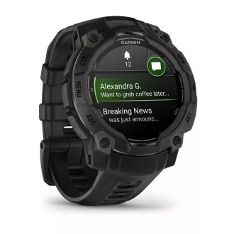 Garmin Instinct 3 - 45 mm, AMOLED, črna s črnim trakom Garmin Instinct 3 - 45 mm, AMOLED, črna s črnim trakom