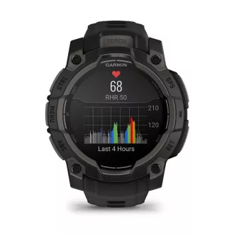 Garmin Instinct 3 - 45 mm, AMOLED, črna s črnim trakom Garmin Instinct 3 - 45 mm, AMOLED, črna s črnim trakom