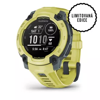 Garmin Instinct E - 45 mm, Električna limeta s trakom iz električne limete