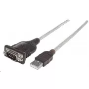 MANHATTAN Pretvornik USB na serijska vrata (Prolific PL-2303RA Čip 1,8 m)