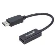MANHATTAN Adapter, DisplayPort, DP-Male/HDMI-Female, črn