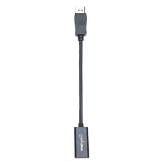 MANHATTAN Adapter, DisplayPort, DP-Male/HDMI-Female, črn