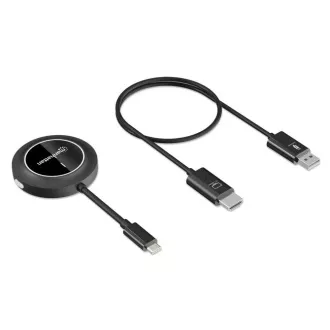 MANHATTAN Brezžični predstavitveni komplet HDMI, 1080p, črn
