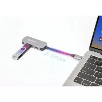 MANHATTAN Priključna postaja USB-C 3in1, 1xHDMI, 1xUSB-C, 1xUSB, siva MANHATTAN Priključna postaja USB-C 3in1, 1xHDMI, 1xUSB-C, 1xUSB, siva