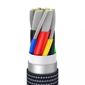 Baseus Crystal Shine Series USB-C / USB-C 100W 1, 2m polnilni / podatkovni kabel, črn Baseus Crystal Shine Series USB-C / USB-C 100W 1, 2m polnilni / podatkovni kabel, črn
